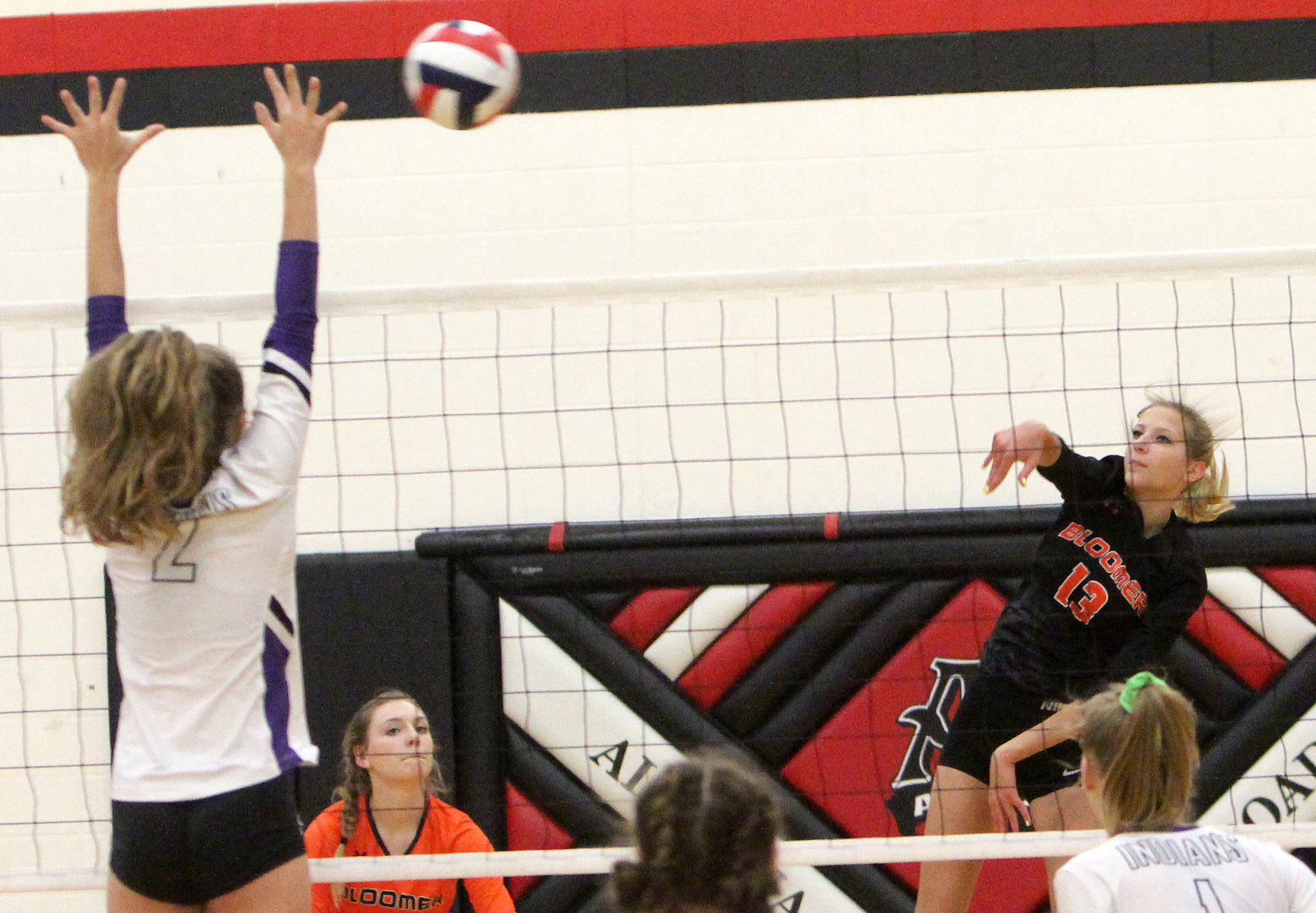 Bloomer volleyball vs Mosinee 10-27-18